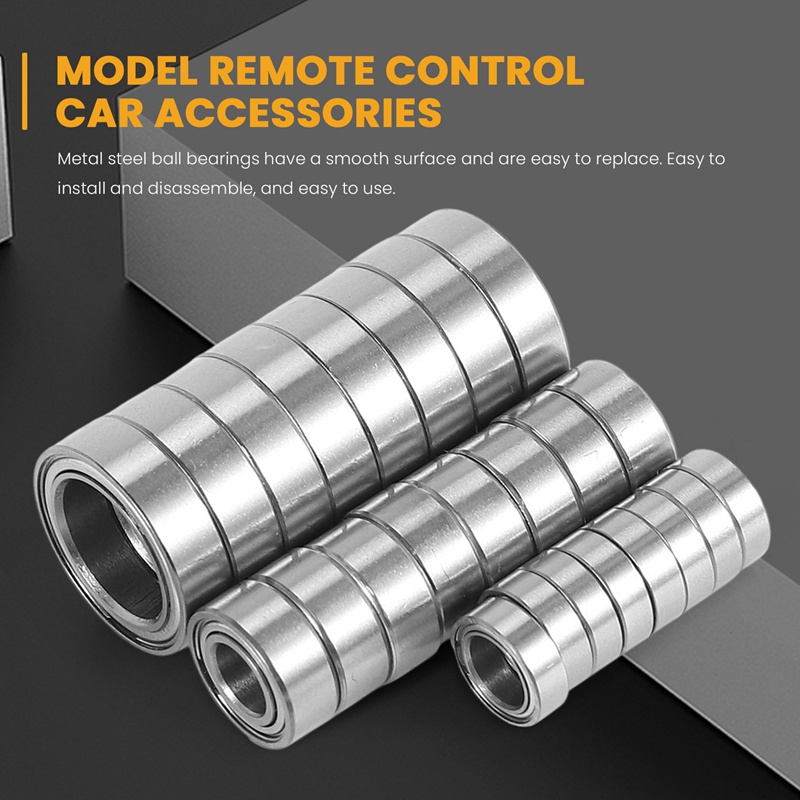 Set 30 Vòng Bi Thép Cho Xe Điều Khiển Từ Xa ZD Racing DBX-10 DBX10 10421-S 9102 1 / 10