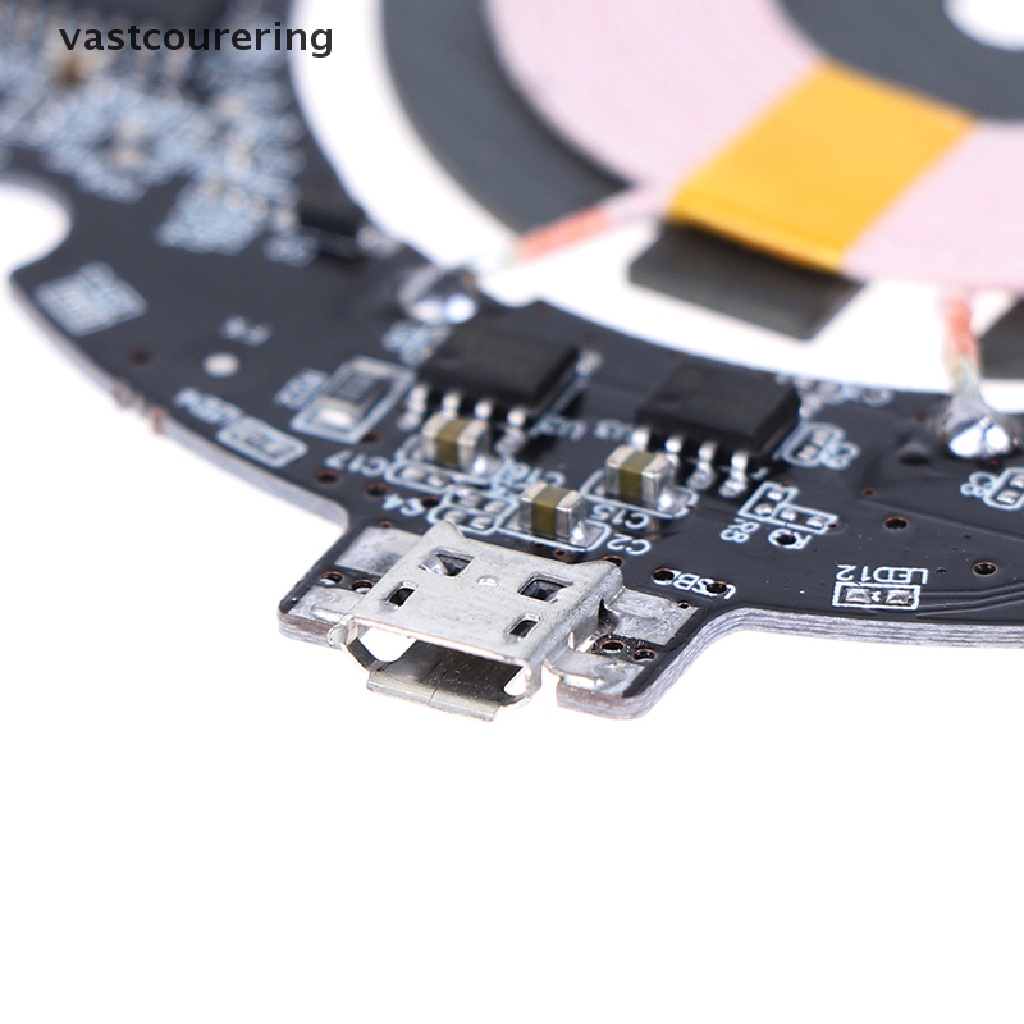 Bộ Bảng Mạch Sạc Nhanh Không Dây QI 10W / 15W + Cuộn Dây Điện