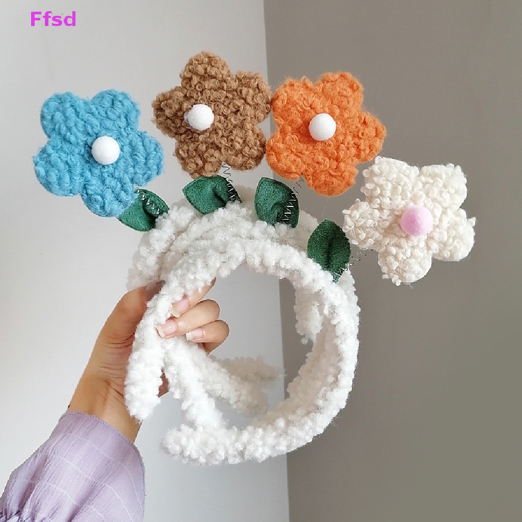 {Ffsd} Băng Đô Cài Tóc Bằng Bông Đính Hoa Đỏ Vui Nhộn Phụ Kiện Tiệc Sinh Nhật * Bán Chạy Cho Bé Gái