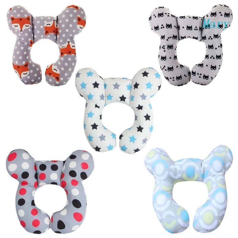 Gối Kê Cổ Hình Chữ U Hỗ Trợ Bé Sơ Sinh Trên Xe Hơi