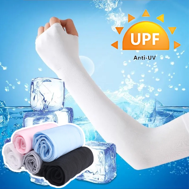 [Đặc trưng] Găng Cánh Tay Chống Nắng Tia UV Nhanh Khô Tiện Dụng Cho Người Lớn Và Trẻ Em