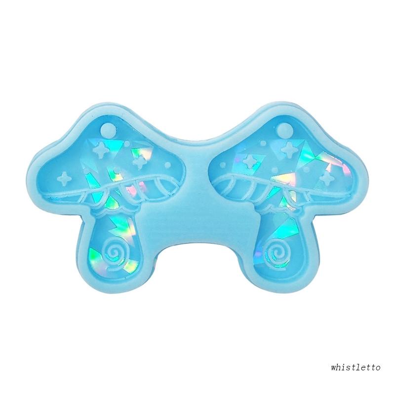 Khuôn Silicone Làm Mặt Trang Sức Hình Nấm DIY