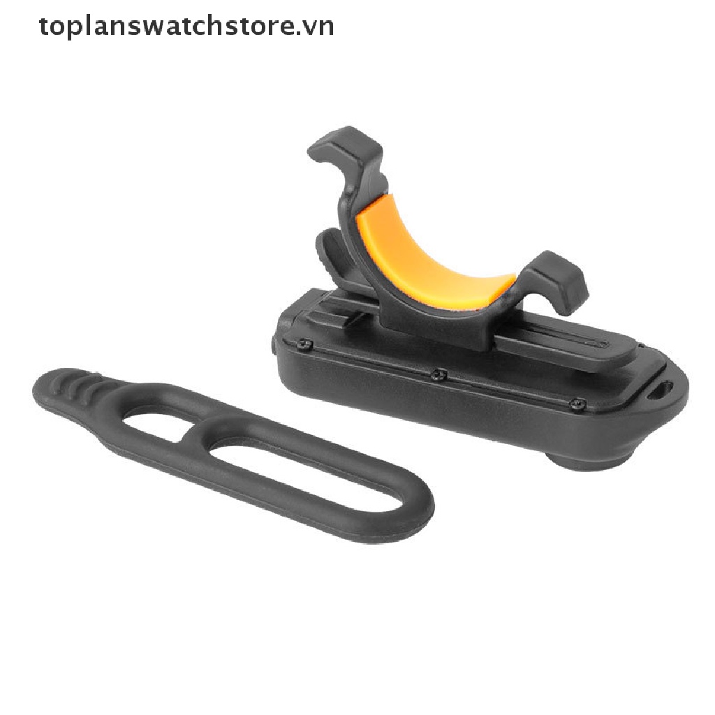 Đèn Pin LED Cảnh Báo Ánh Sáng Xanh Đỏ Có Kẹp Sạc USB Cho Xe Đạp