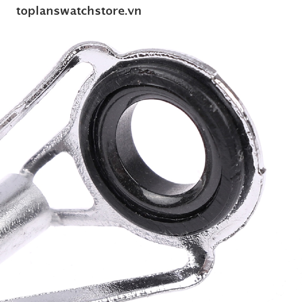 Set 8 Vòng Thép Không Gỉ Gắn Cần Câu Cá Chuyên Dụng