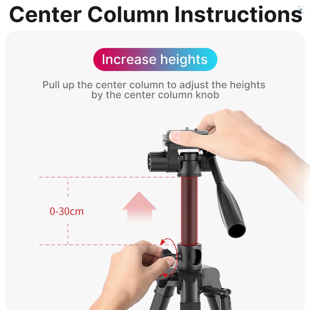 Giá Đỡ Ba Chân Bằng Hợp Kim Nhôm Tải Trọng 180cm / 70.87Inch Max U-Select VT-01 Cho Máy Ảnh Bộ Phụ Kiện Chuyên Dụng Dành Cho Camera DSLR Mirroless Camcless Camc