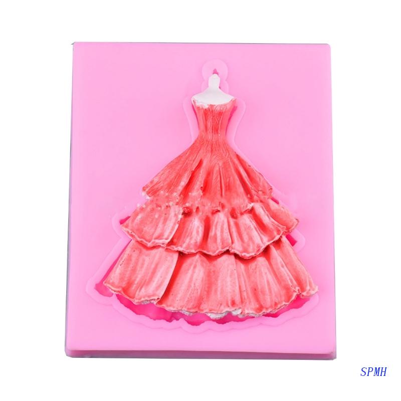 Khuôn Nhấn Làm Bánh Quy Hình Váy Hoạt Hình DIY