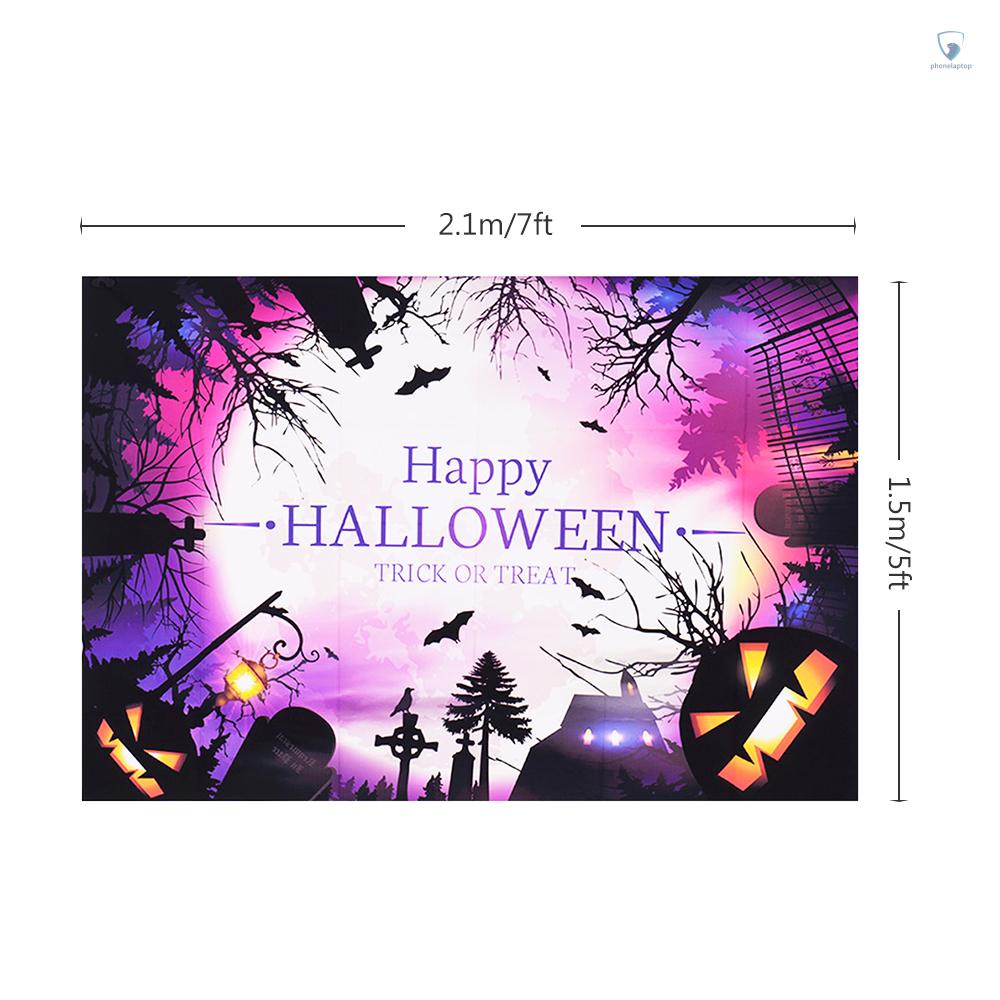 ANDOER Phông Nền Chụp Ảnh Phong Cách Halloween Độc Đáo 1.5 * 2.1M / 5 * 7feet