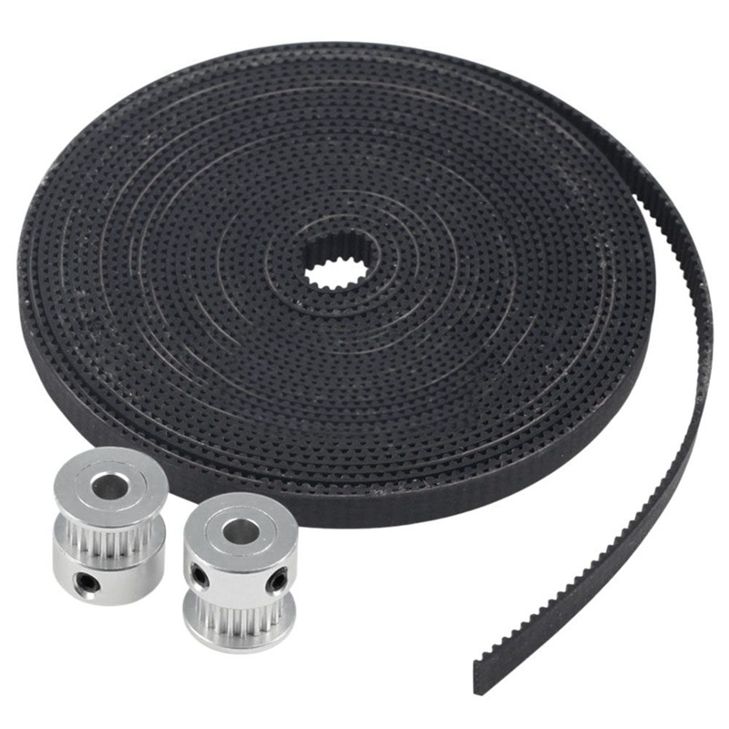 1 Bộ Ròng Rọc Bánh Răng 2M 2GT 6Mm 20T 5Mm GA12-N20 300RPM