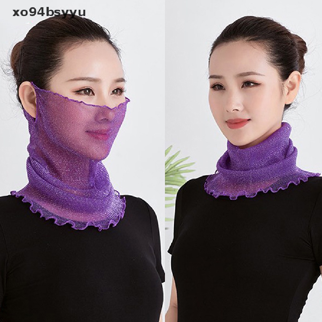 Xo94bsyyu Khăn Choàng Cổ Chiffon Mỏng Đa Chức Năng Thời Trang Xuân Hè Cho Nữ