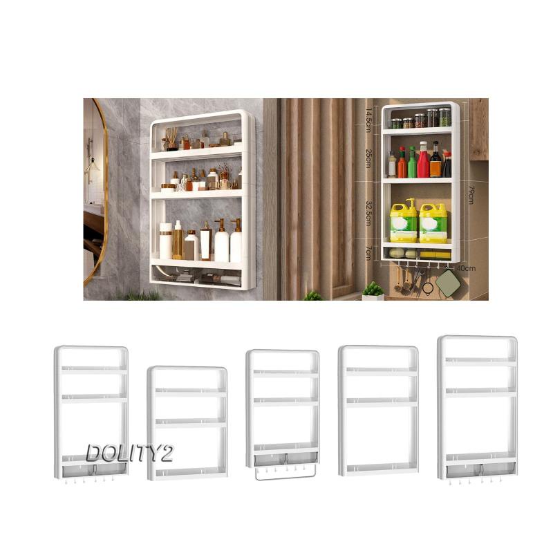 [Dolity2] Kệ Đựng Đồ Dùng Phòng Tắm Không Cần Khoan Lỗ Trang Trí