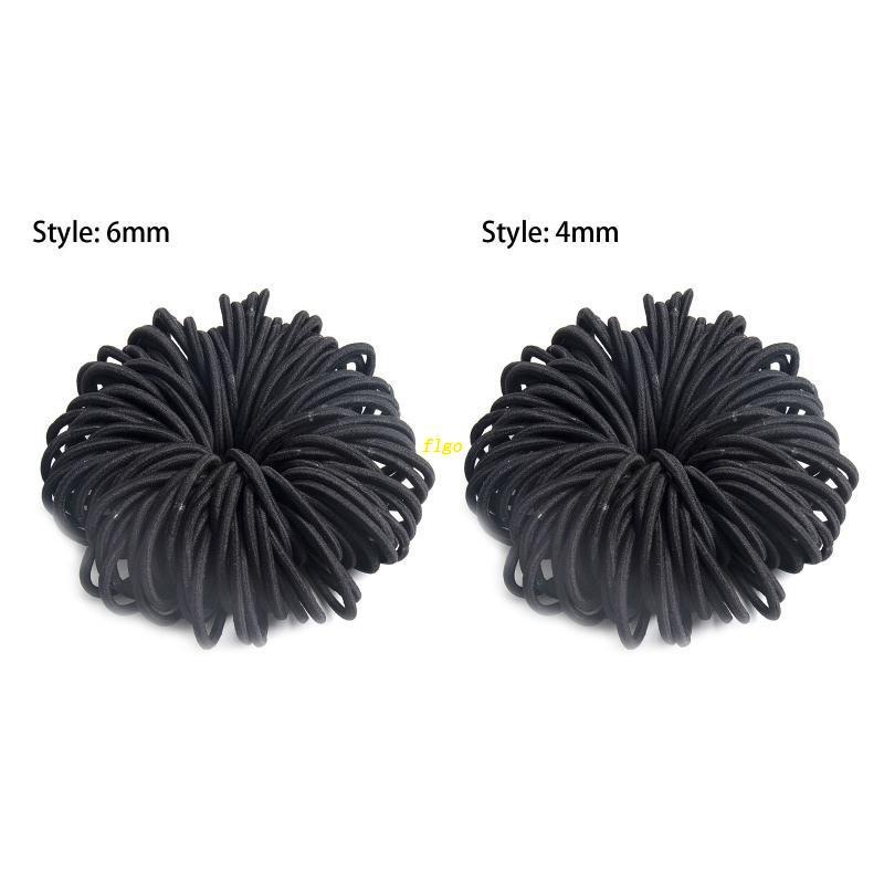 Set 50 Dây Cột Tóc Co Giãn Nhiều Màu Sắc Thời Trang Dành Cho Nữ