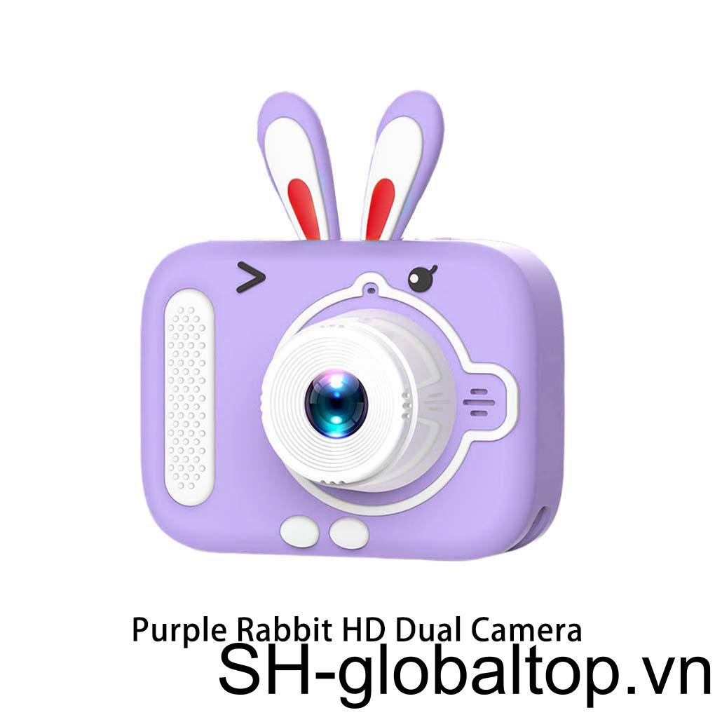 Máy Ảnh Đồ Chơi 1080P In Nhiệt Hoạt Hình Màu Xanh Dương Cho Bé