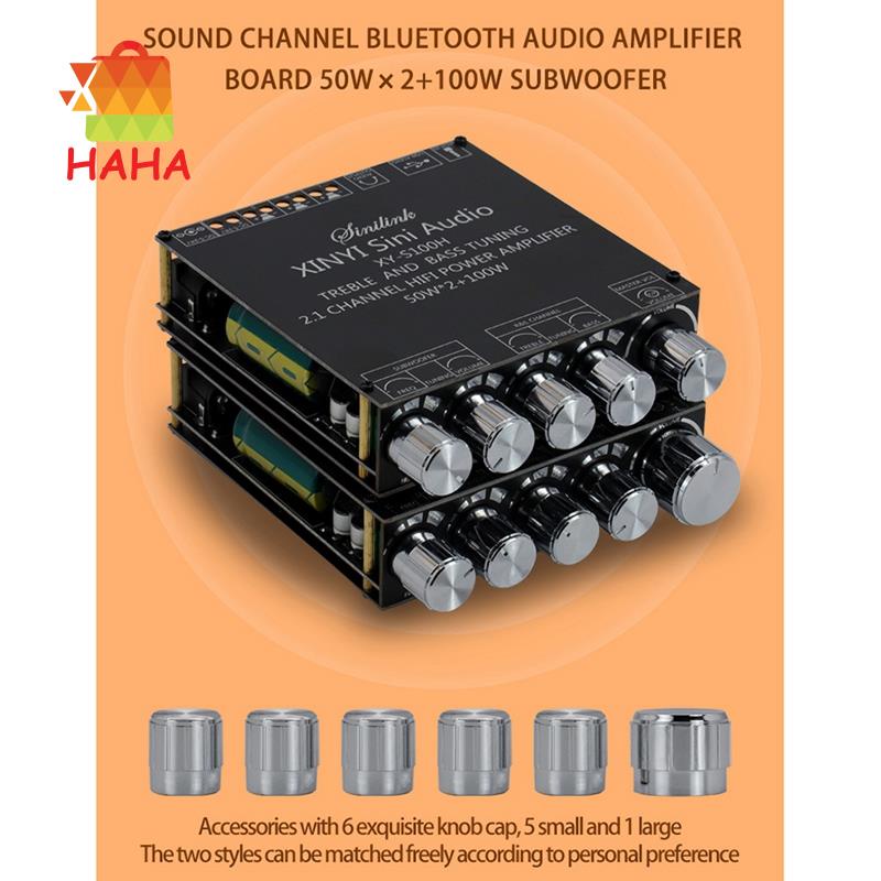 Bảng Mạch Khuếch Đại Âm Thanh XY-S100H HIFI TPA3116D2 Bluetooth 5.0 50WX2 + 100W 2.1 Chuyên Dụng
