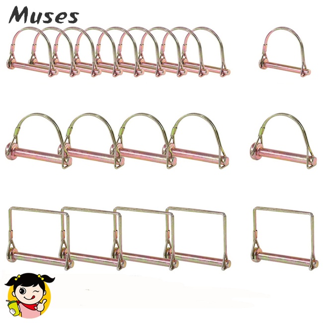 Bộ 20 Chốt Lò Xo Hình Chữ D Cố Định An Toàn Cho Nông Nghiệp / Xe Kéo