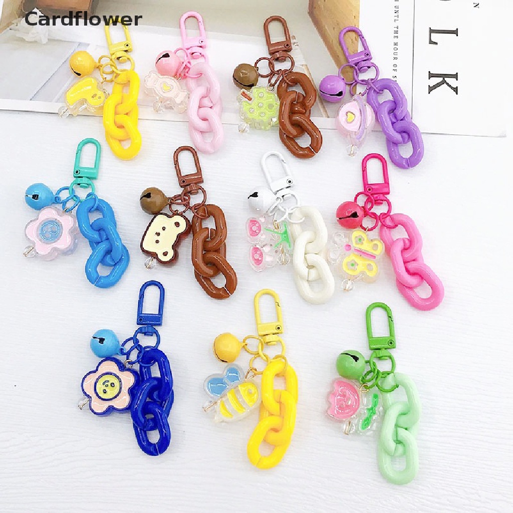 < Cardflower > Móc Khóa Hình Động Vật Nhỏ Dễ Thương Sáng Tạo Độc Đáo Thời Trang Làm Quà Tặng Cho Nữ Túi Xách Trang Sức Hộp