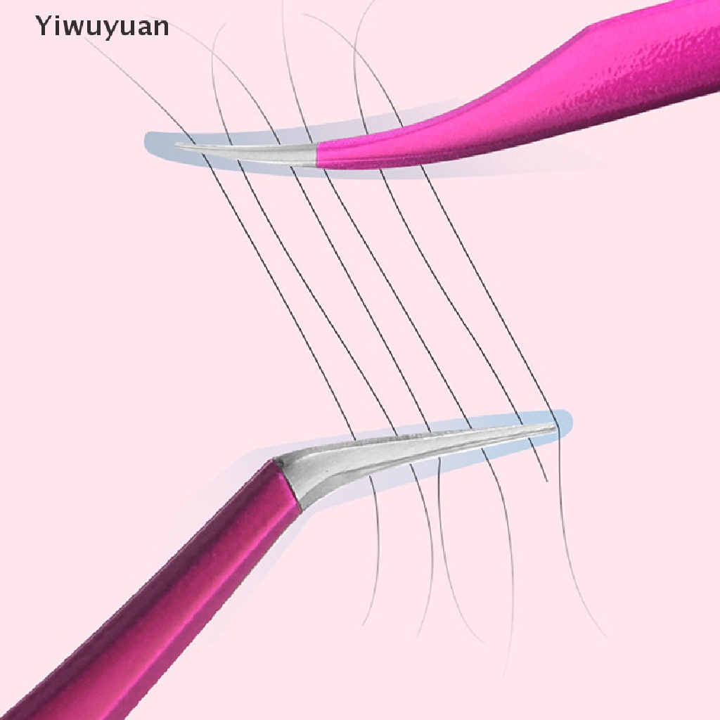 1 Nhíp Gắn Lông Mi Giả Thẳng &amp; Cong Bằng Thép Không Gỉ