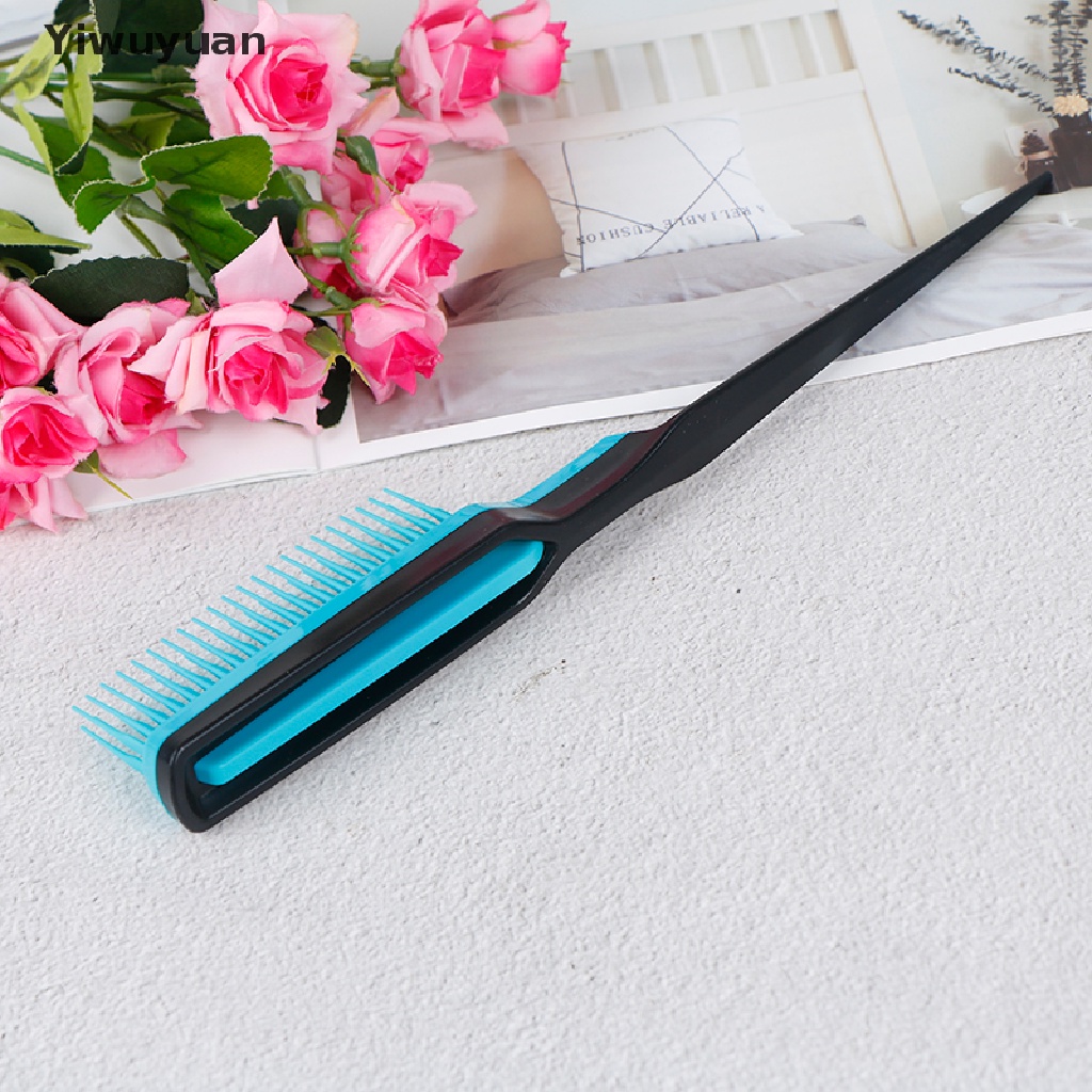 < Yiwuyuan > Lược Nhựa Chống Tĩnh Điện Chuyên Dụng Cho Salon Làm Tóc