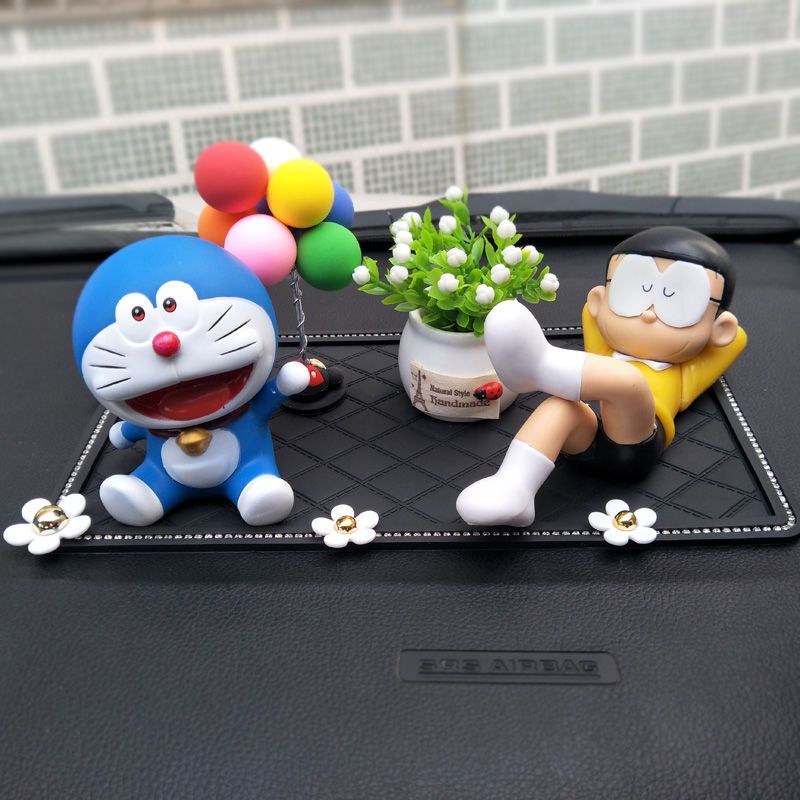 Mô Hình Doraemon Đáng Yêu Trang Trí Bảng Điều Khiển Trung Tâm Xe Hơi 4.2F