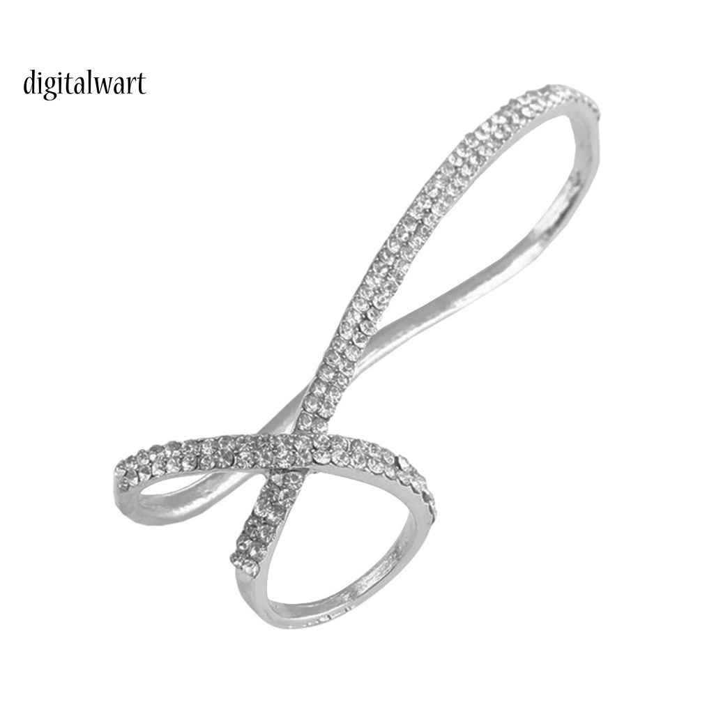 Kỹ Thuật Số| Vòng Đeo Tay Kèm Nhẫn Hình Cây Cọ Đính Đá Lấp Lánh Thời Trang Dự Tiệc