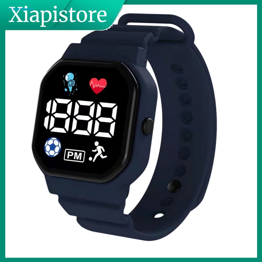 Đồng Hồ Điện Tử C3-11 Màn Hình Lớn Chống Nước In Họa Tiết Bóng Đá Thời Trang Cho Học Sinh