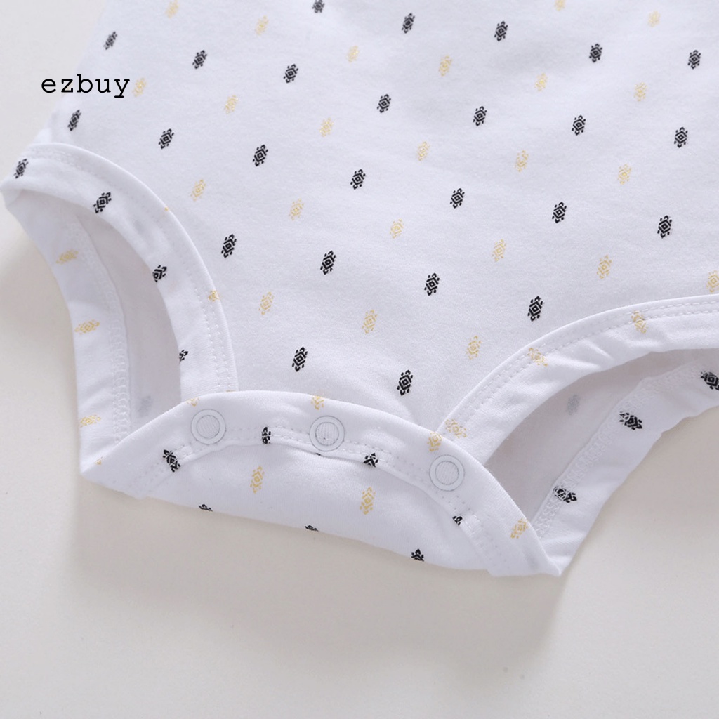 [EY] Áo Liền Quần Nhẹ Thoáng Khí Với Tay Áo Bay Trang Trí Dành Cho Gia Đình Trẻ Sơ Sinh