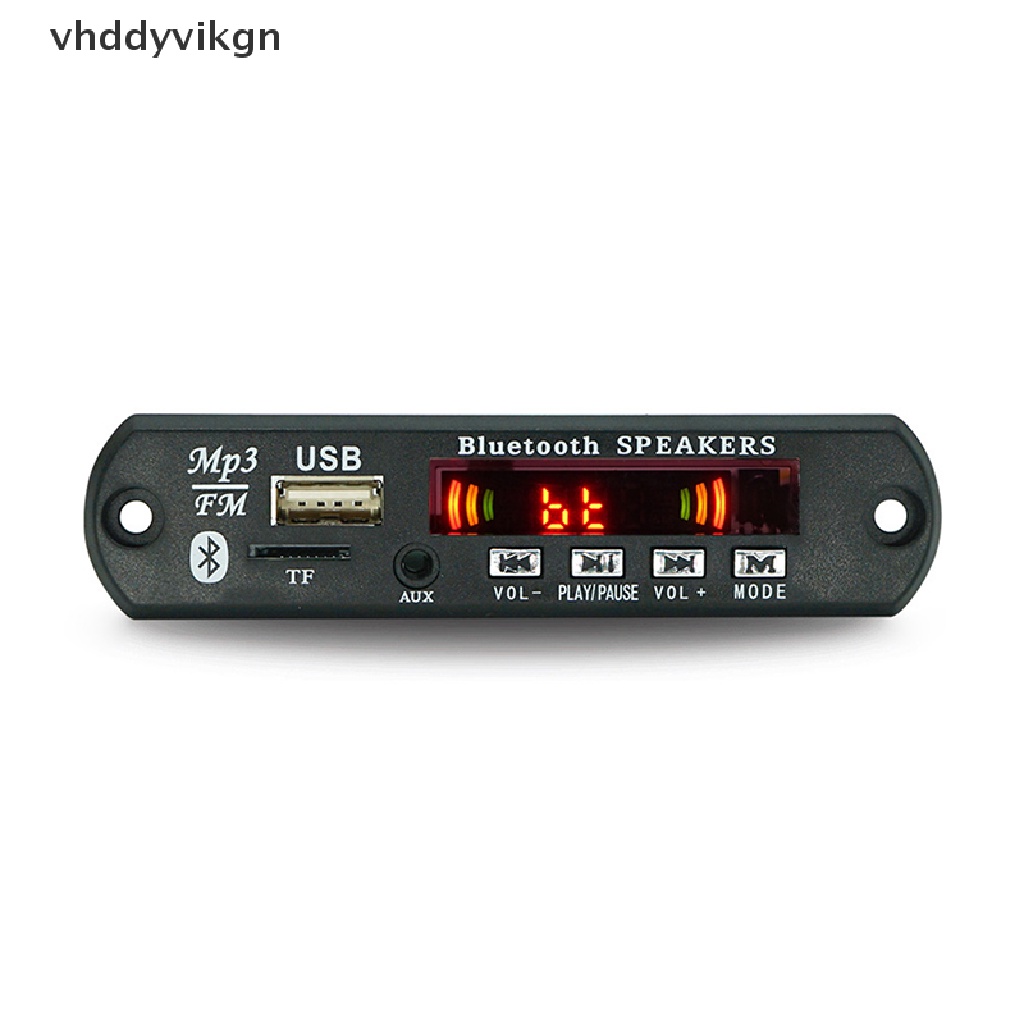 Bảng Mạch Giải Mã Bluetooth 5.0 9V-12V MP3 WMA USB TF FM Radio Với Điều Khiển Từ Xa Cho Xe Hơi