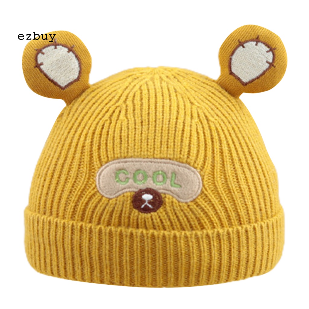 Mũ beanie Giữ Ấm Tai Gấu Dễ Thương Thân Thiện Với Làn Da Dùng Hàng Ngày Cho Bé