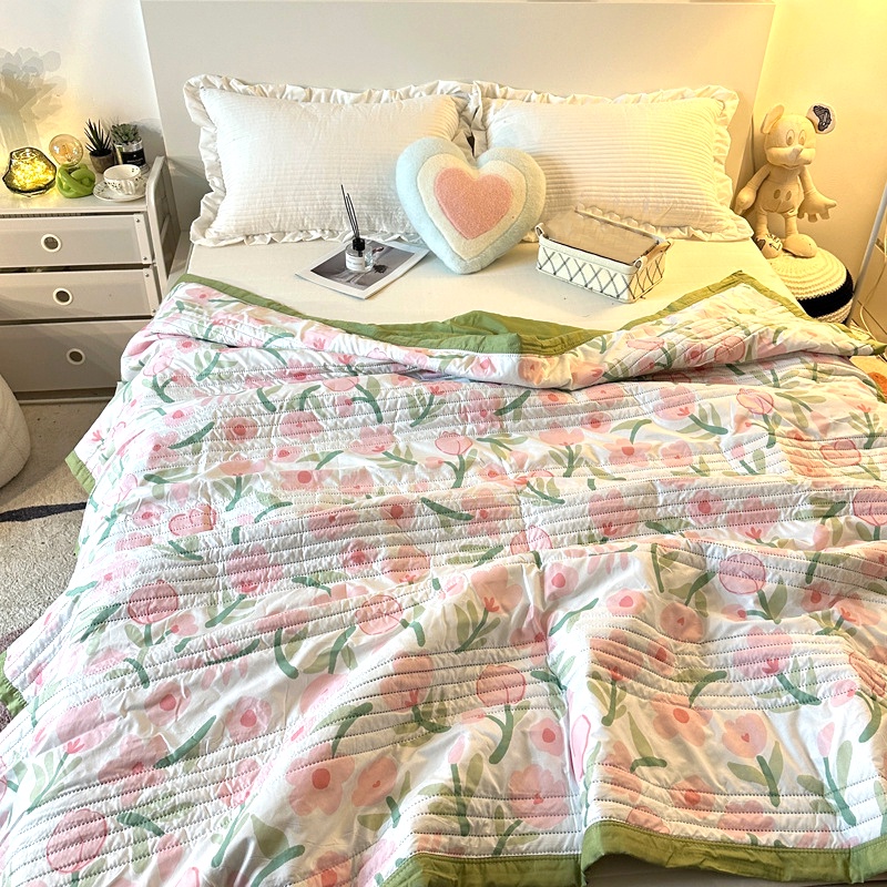 Chăn Bông Mỏng Thoáng Mát Êm Ái Tiện Dụng
