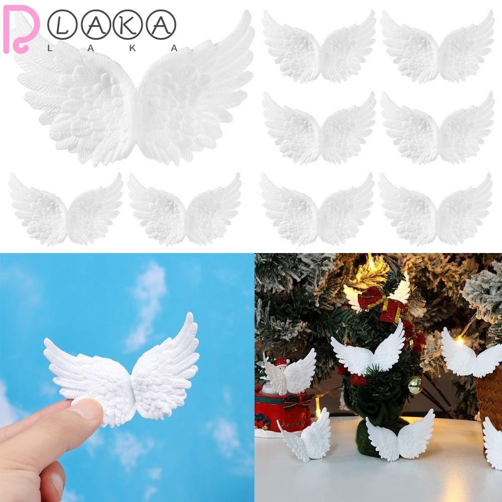 Set 36 Đôi Cánh Thiên Thần Bằng Nhựa Dùng Để Trang Trí Bánh Kem