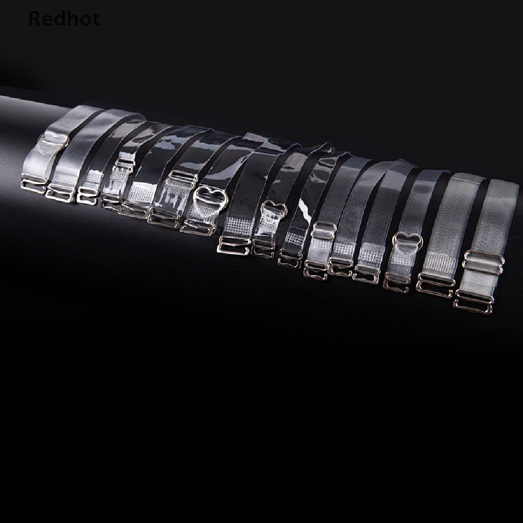 1 Cặp Dây Áo Ngực Trong Suốt Kẻ Sọc Co Giãn Cao Có Nút Điều Chỉnh Được