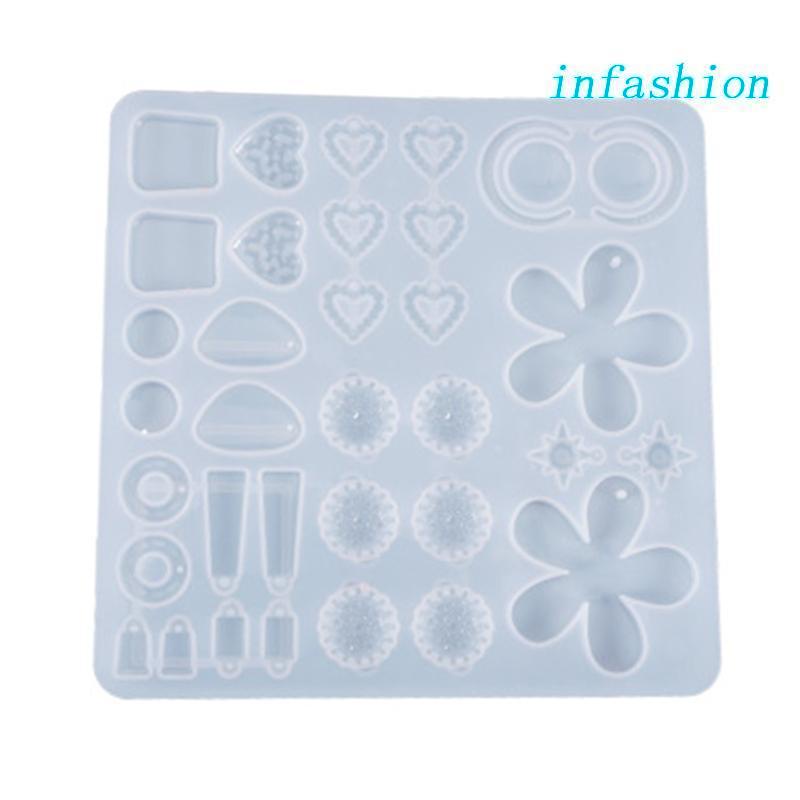 Khuôn Làm Móc Khóa Trang Sức Bằng Nhựa Resin DIY