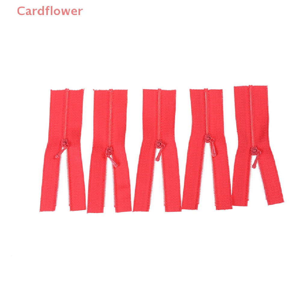 Bộ 5 Khóa Kéo Mini Phụ Kiện May Vá Cho Búp Bê Mới