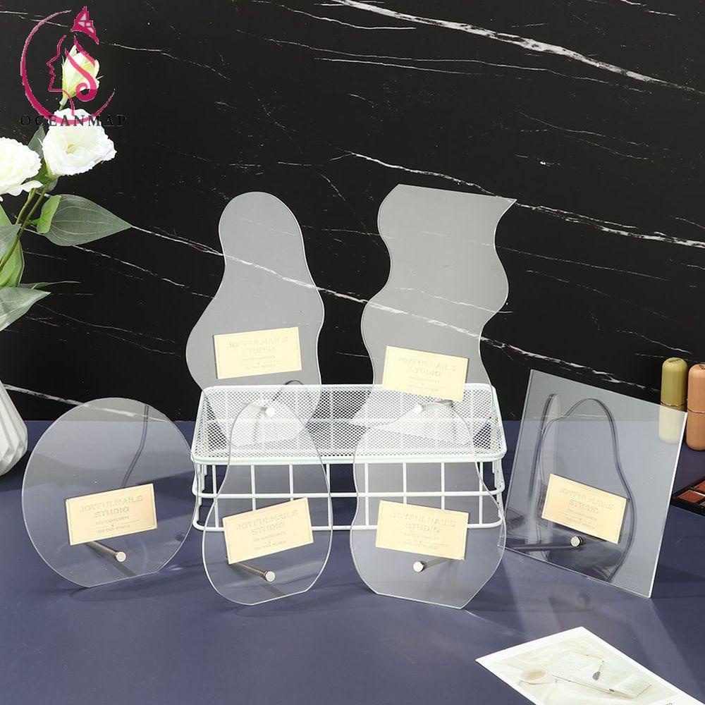 Kệ Trưng Bày Móng Tay Siêu Nhẹ Chuyên Nghiệp Mờ / Matte ​ Bảng Trưng Bày Móng Tay Bằng Acrylic Trong Suốt