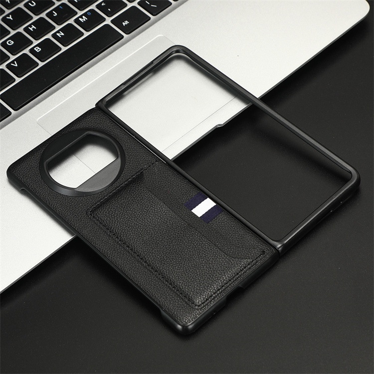 Ốp Điện Thoại Da Gập Có Ngăn Đựng Thẻ Chống Sốc Cho Huawei Mate X3