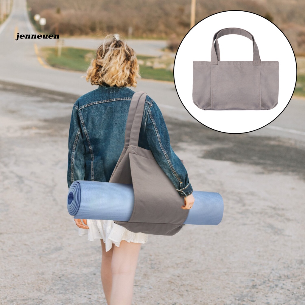 Jen Túi Vải Canvas Sức Chứa Lớn Thân Thiện Với Môi Trường Đựng Đồ Tập Yoga
