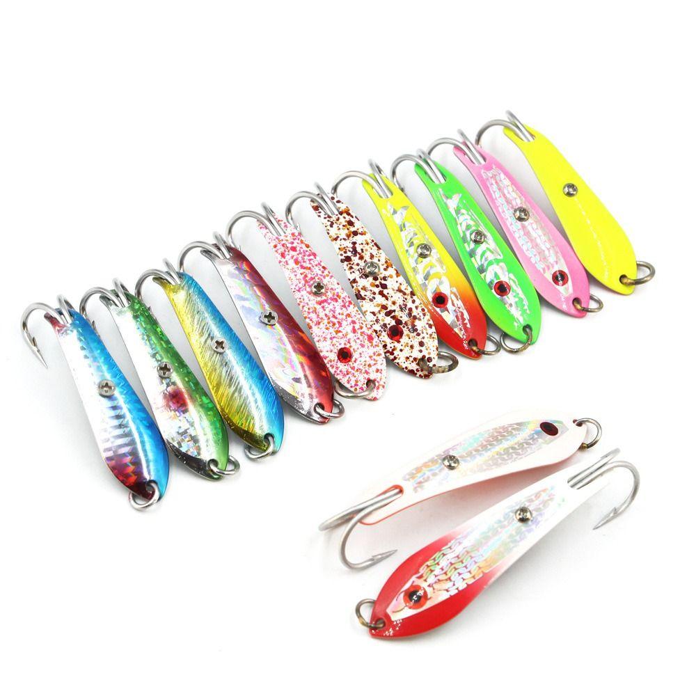 Mồi Câu Cá Giả Bằng Kim Loại 5cm 7.5cm 9cm 10cm