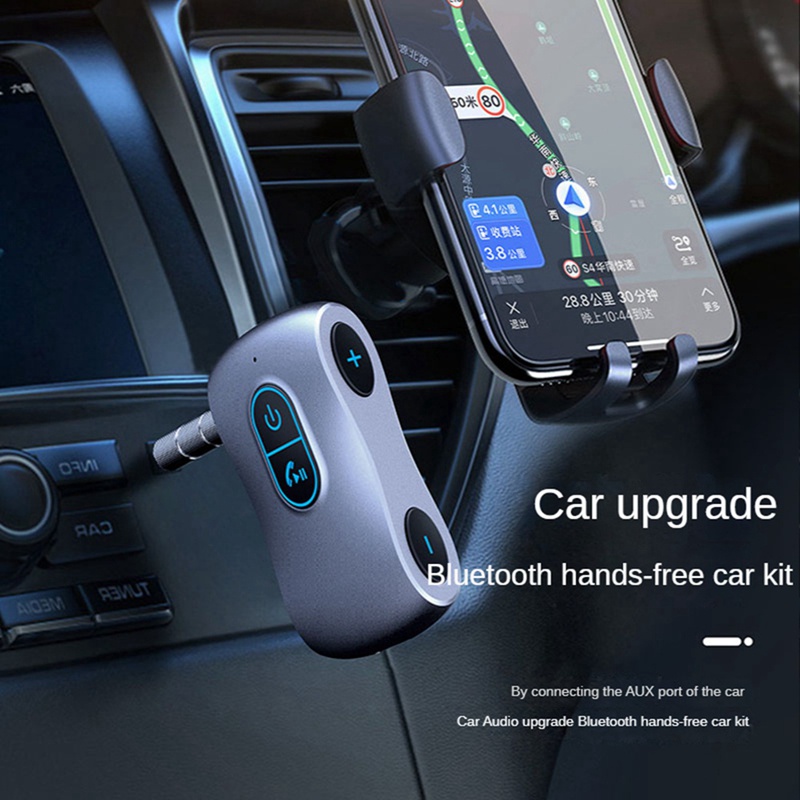 1 Bộ Chuyển Đổi Bluetooth 5.0 Aux Bluetooth 5.0 2 Trong 1 Pin 16H Cho Xe Hơi