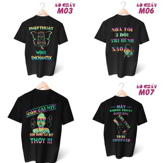 Áo thun phản quang, combo 2 áo phản quang 7 màu cực chất