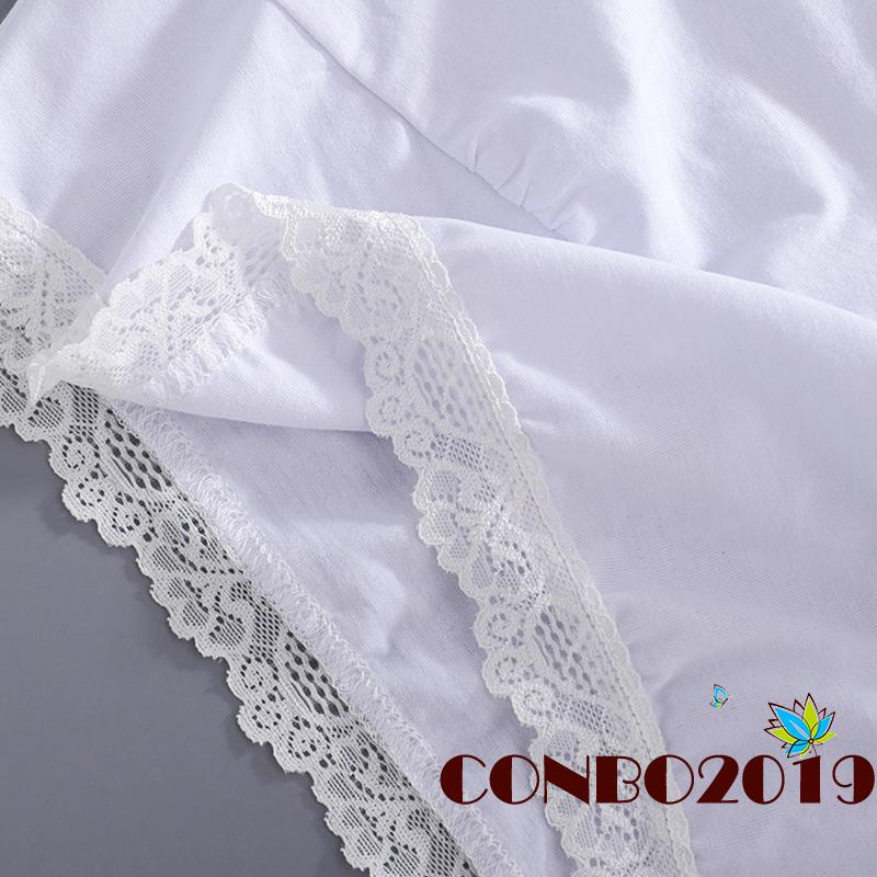 Áo Thun Crop Top Tay Ngắn Cổ Chữ V Phối Ren Thời Trang Mùa Hè Cho Nữ