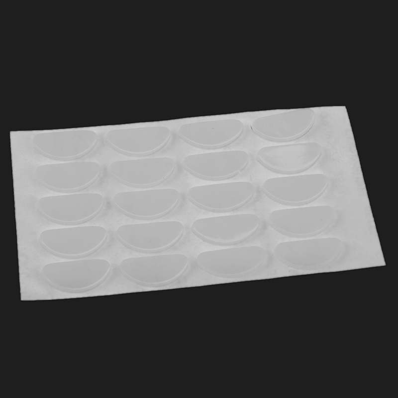 Bộ 18 Cặp Đệm Mũi Dán Kính Mắt Bằng Silicone Trong Suốt Chống Trượt 1.5Mm