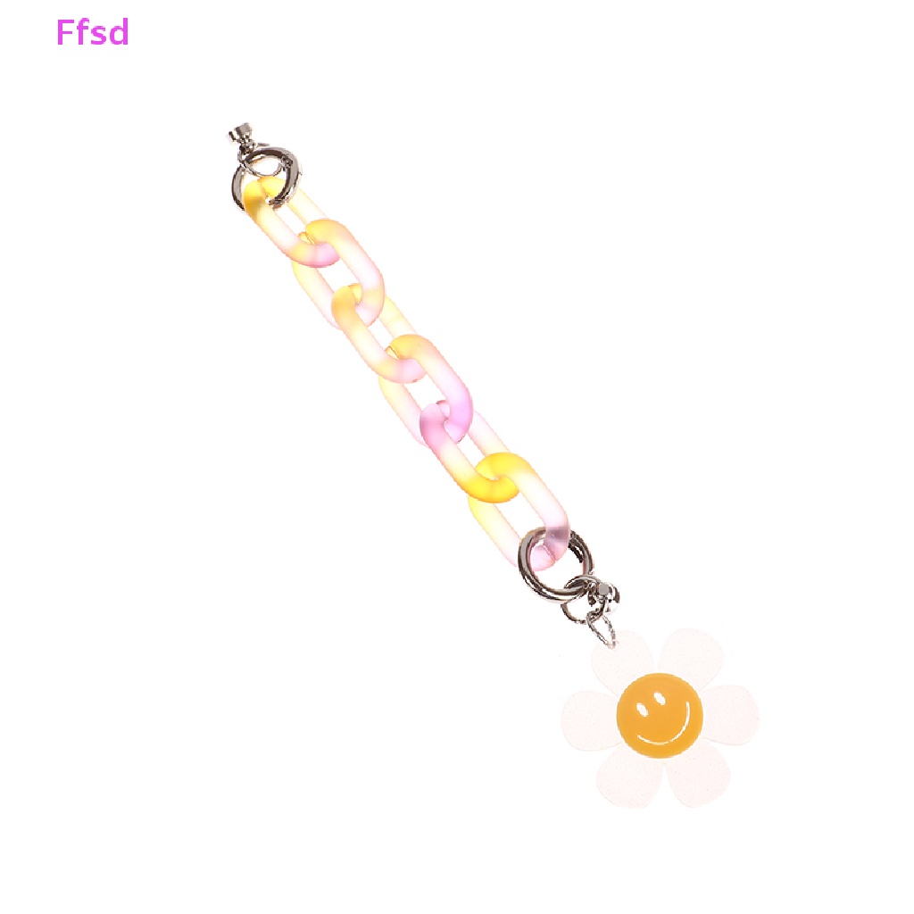 {Ffsd} Móc Khóa Xe Hơi Hình Hoa Hướng Dương Cười Ngọt Ngào Dễ Thương Cho Nữ * Bán Chạy