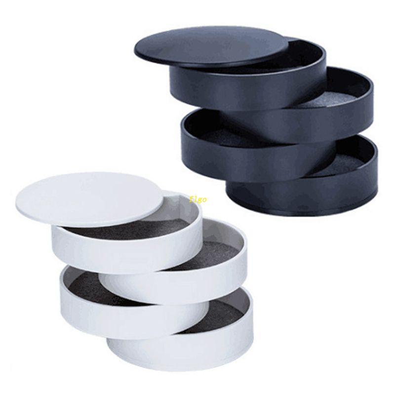 Giá Đỡ Trưng Bày Trang Sức / Bông Tai / Trang Sức Hình Tròn Dạng Xoay Tiện Lợi