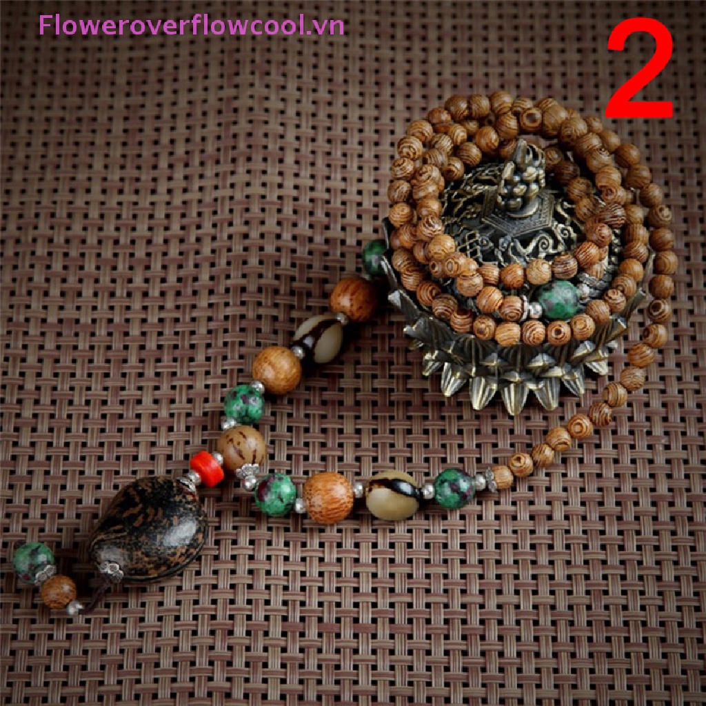 Vòng cổ Chuỗi Hạt Gỗ Phong Cách Retro Cho Nữ
