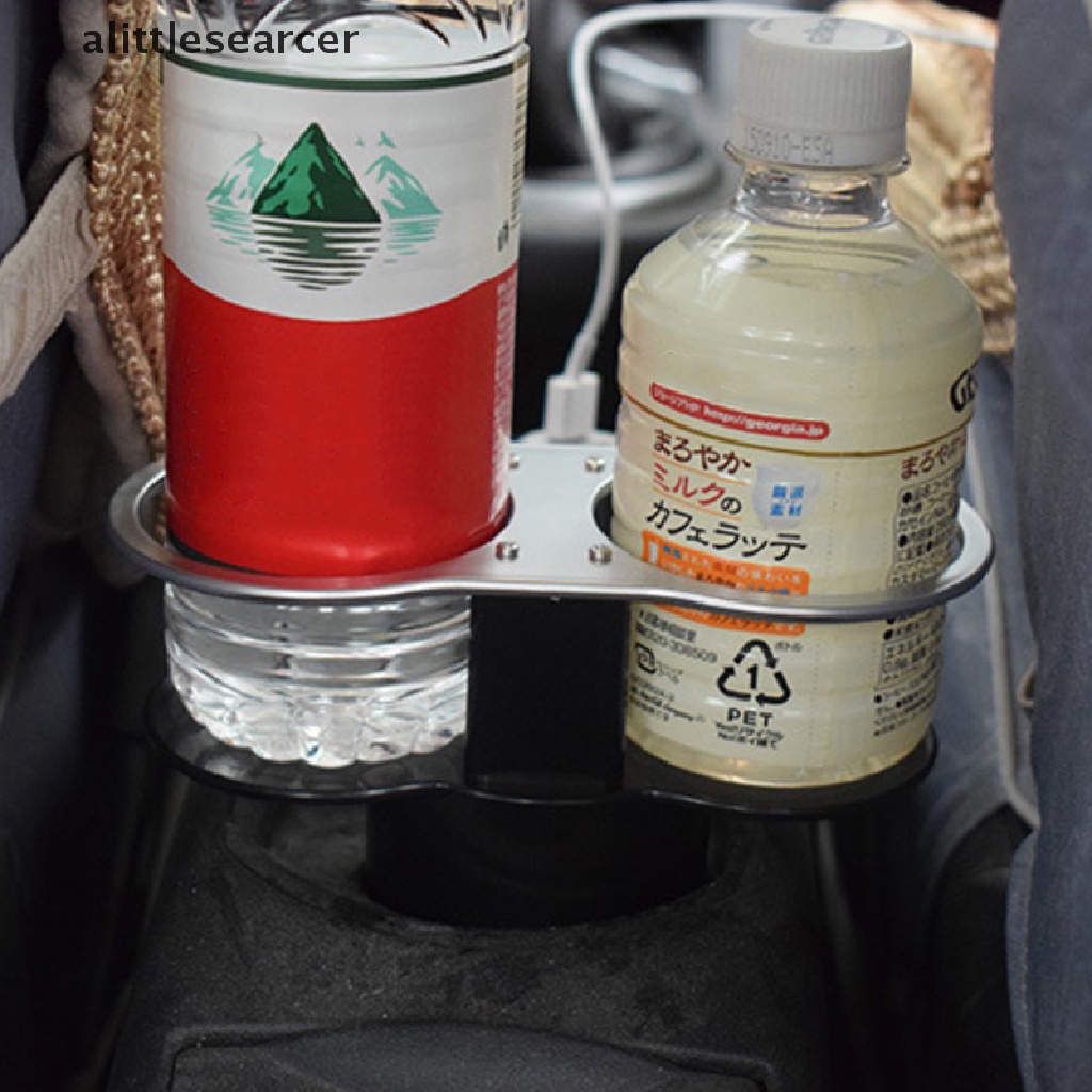 Giá Đỡ Cốc Uống Nước Hai Lỗ Tự Động Thông Dụng Cho Xe Hơi