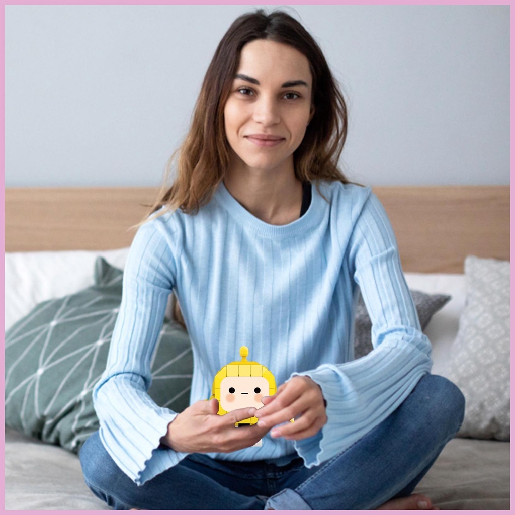 Mô Hình Đồ Chơi Lắp Ráp DIY Hình shinvn shinvn Dễ Thương Sáng Tạo