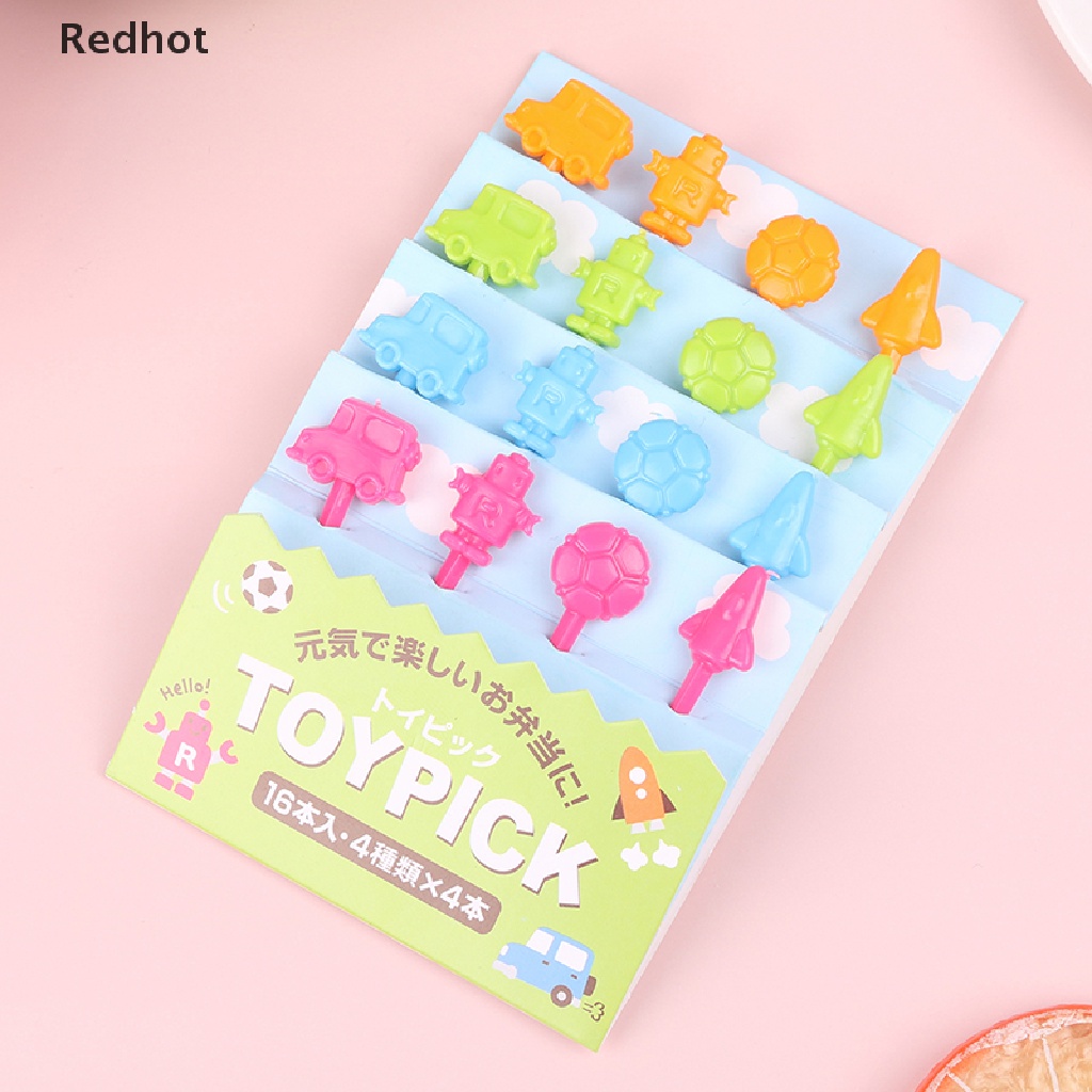 &lt; Redhot &gt; Bộ 12 Nĩa Ăn Tráng Miệng Hình Xe Hơi Máy Bay Quả Bóng Đá Hoạt Hình