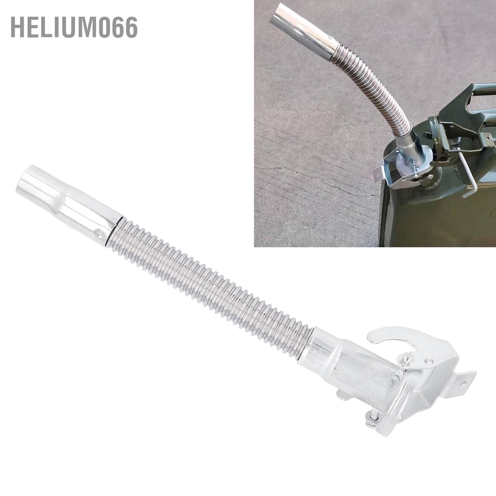 Helium066 Vòi xả dầu Bình nhiên liệu phun khí bằng thép không gỉ linh hoạt để thoát nước