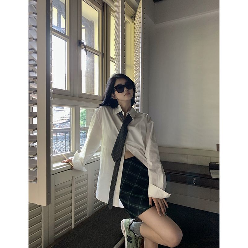 Chân váy Chân váy jean Chân Váy Bò váy nữ Chân Váy Chữ A 2023 New Style AP2106