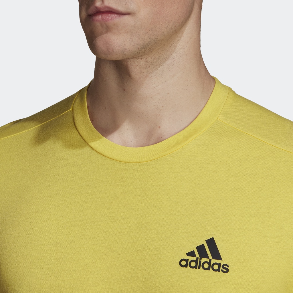 Adidas Tập luyện Áo Thun Thể Thao Feelready Designed to Move AEROREADY Nam Màu vàng HL4697
