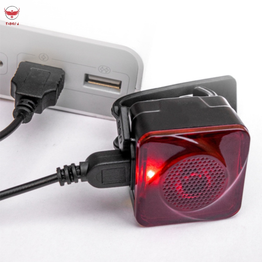 Đèn Gắn Đuôi Xe Đạp Leo Núi Kèm Sạc USB Chống Thấm Nước Siêu Bền Tiện Dụng